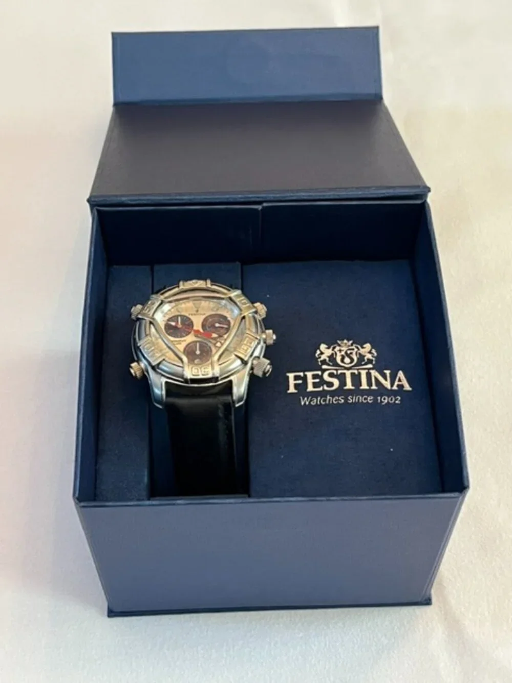 FESTINA | Road Warrior Chronograph Bezel Guard-EUC-NEW Battery